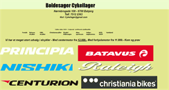 Desktop Screenshot of boldesager-cykellager.dk